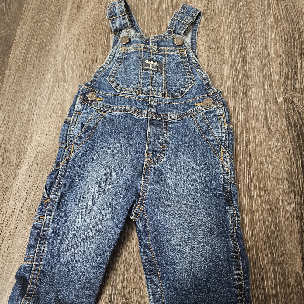 OshKosh B'gosh Blue Denim Overalls for Kids